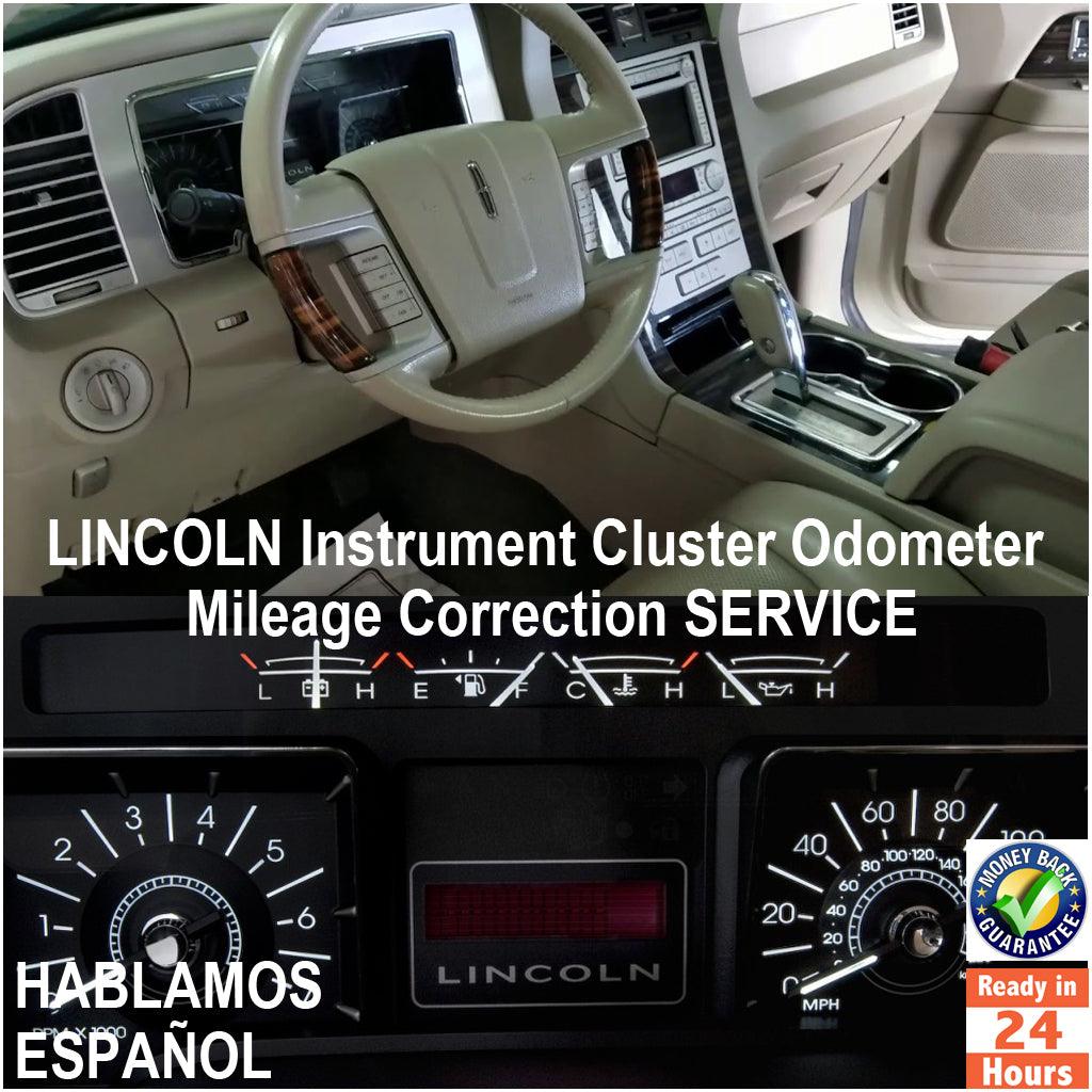 LINCOLN 19992011 Instrument Gauge Cluster Mileage Correction/Programm