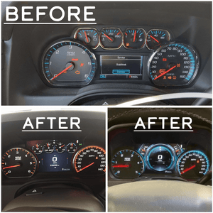 NEW - Denali Cluster Retrofit Kit - Upgrade your Base cluster to a Denali cluster 2014-2019 (K2) - Diesel available! - Odometers Solutions 