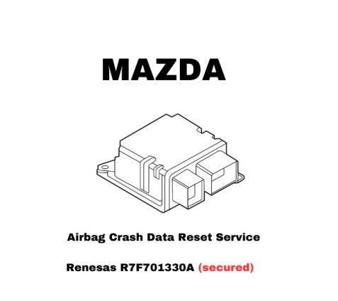 Secured Mazda SRS RCM Module Crash Data Delete - FIX B1193 - LOCKED RH850