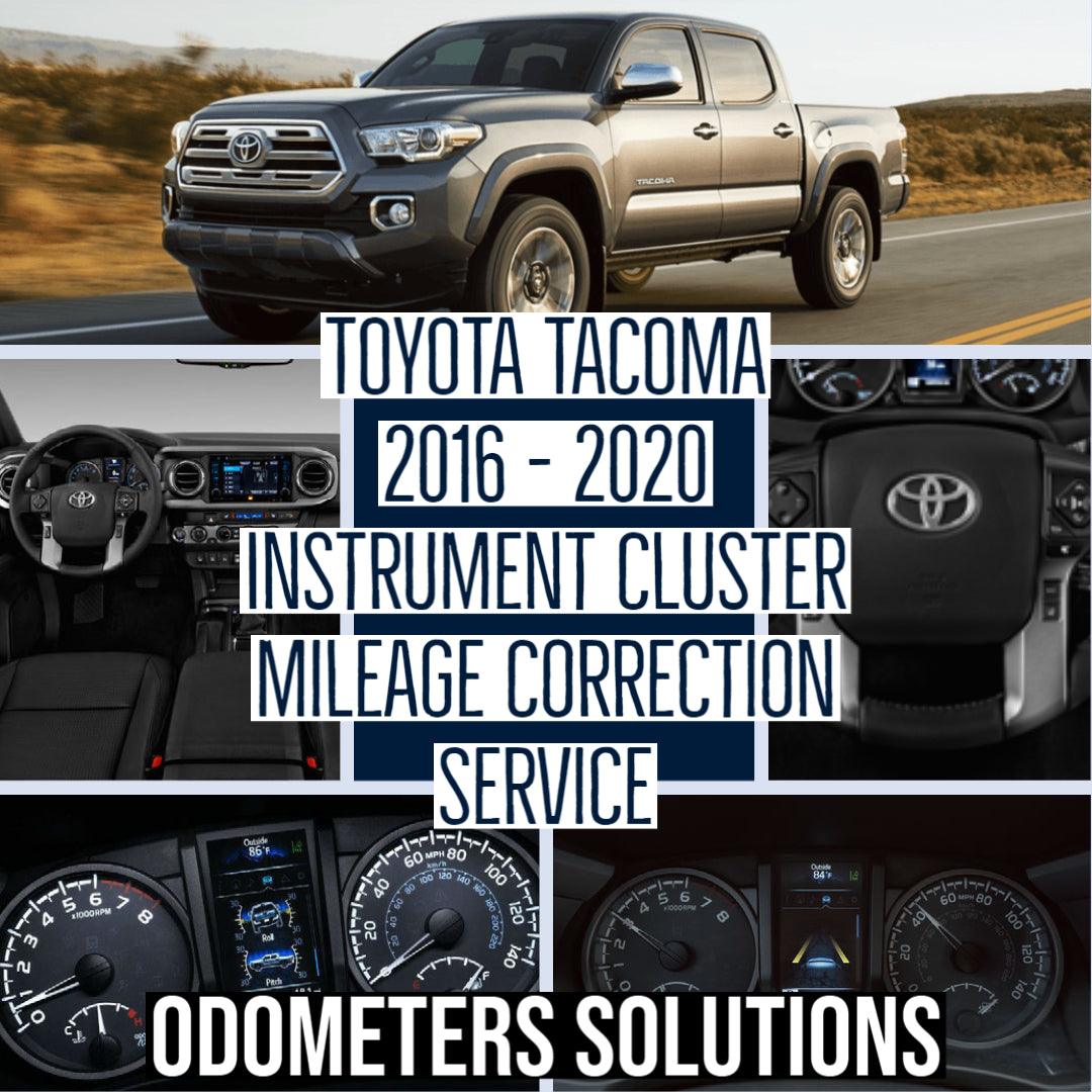Toyota Tacoma Instrument Cluster Mileage Correction Service - Odometers Solutions 
