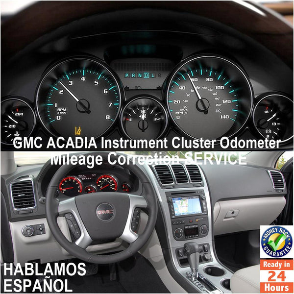 GMC 1997-2017 Instrument Gauge Cluster Mileage Correction/Programming Service - Odometers Solutions 