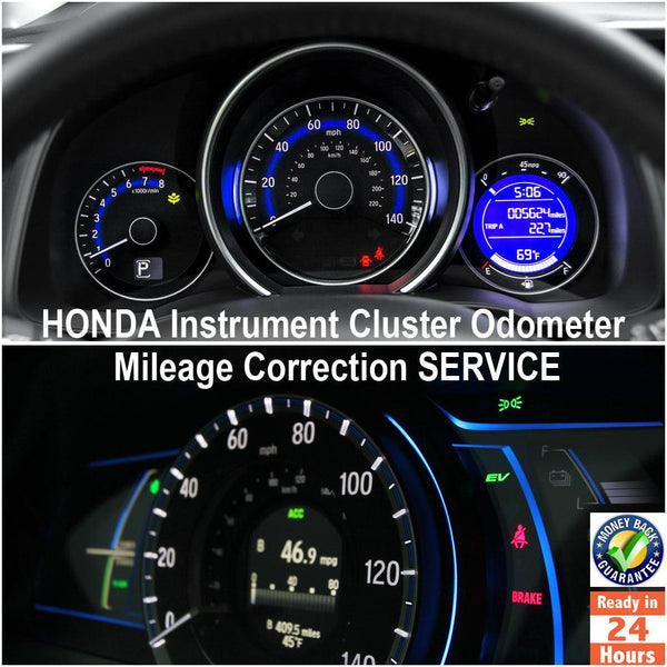 HONDA 1992-2021 Instrument Gauge Cluster Mileage Correction/Programming Service - Odometers Solutions 