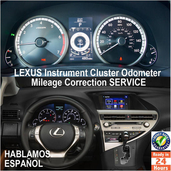 LEXUS 1992-2021 Instrument Gauge Cluster Mileage Correction/Programming Service - Odometers Solutions 